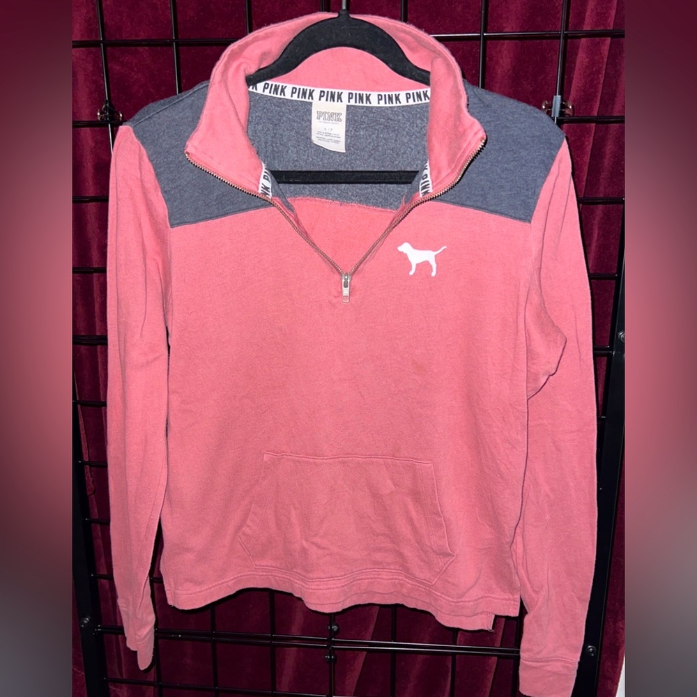 Victoria Secret PINK Half Zip Sweater